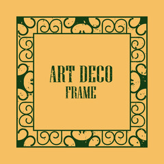 Art Deco Vintage Frame