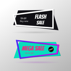 Super sale banner set