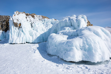 The coast of lake Baikal