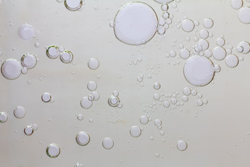 White water drops bokeh background,