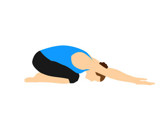 Yoga fitness position workout motivation