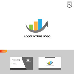 Accounting Logo Template and Business Card