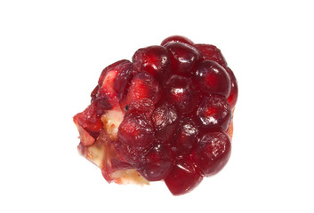 pomegranate isolated on white background