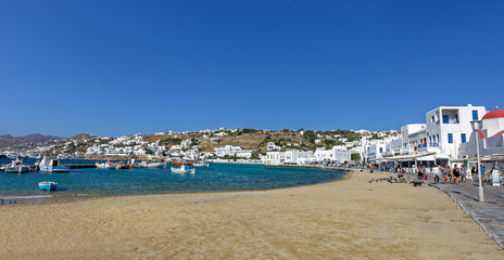 Plage de Mykonos, Cyclades, Gr&egrave;ce	