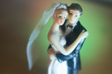 Wedding couple marriage dolls