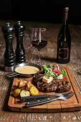 Fine dining main course
