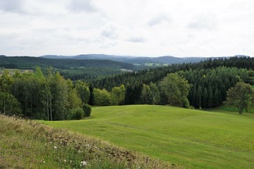 Fototapeta na wymiar Königswiesen in Mühlviertel in Österreich