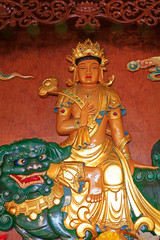 Chinese Temple Buddha sculpture