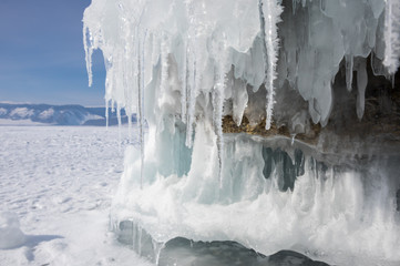 Lake Baikal in winter