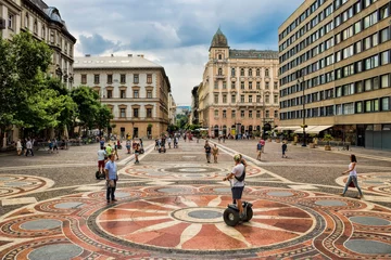 Zelfklevend Fotobehang Budapest, Stephansplatz © ArTo