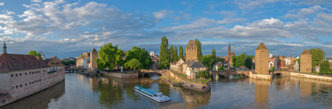 Strassburg Elsass Barrage Vauban Panorama Frankreich