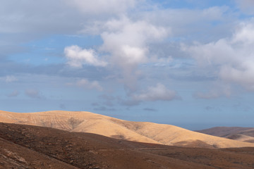 Fototapeta na wymiar View of the Valle de Santa Ines from the Mirador de Morro Velosa, Fuerteventura