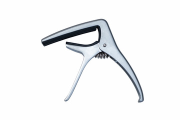 Guitar Capo on iSolated White Background.
