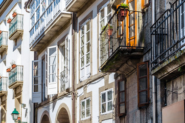 Architecture in Santiago de Compostela, Spain