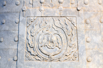 Chinese ancient flame stone carving