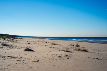 sand pattern texture on the beach