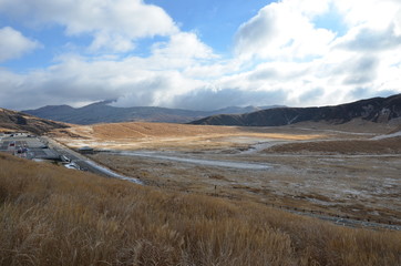 Vast prairie in winter