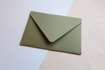 Envelope color paper background