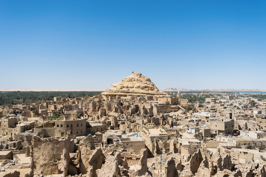 Fortress of Shali (Schali ) the old Town of Siwa oasis in Egypt