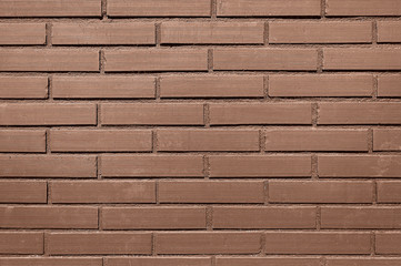 Brown brick wall background texture