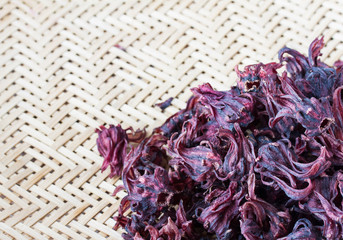 Hibiscus sabdariffa or roselle fruits