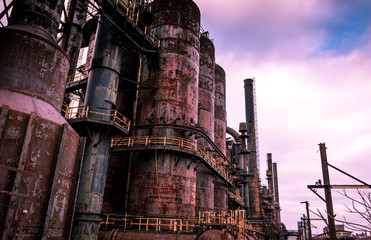 The old Bethlehem Steel factory closed since 1998 is a piece of industrial history