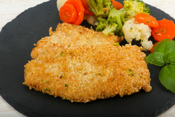 Chicken with sesame seeds