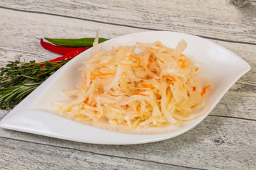 Pickled cabbage - sauerkraut