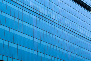 Contemporary architectural office building, urban landscape, personal perspective,