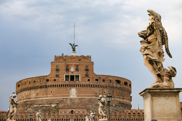 Mausoleum of Hadrian - Castel Sant Angelo in Rome, Italy
