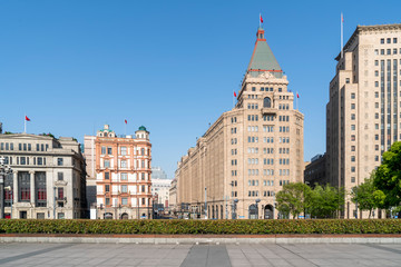 Naklejka premium Bund Architecture in Shanghai