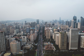 Fototapeta na wymiar cityscape in the guangzhou china
