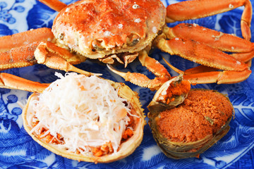 冬の味覚せいこがにを肴に一献