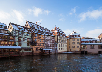 Straßburg im Winter