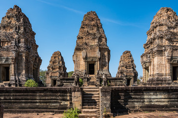 Fototapeta na wymiar Kambodscha - Angkor - Östlicher Mebon