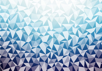 triangle technology business blue background