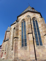 Fototapeta na wymiar Stadtkirche in Bad Wildungen