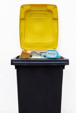 M&uuml;lltonne f&uuml;r Plastik 
