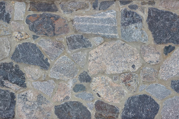 Gray surface from rocks with defects, shabby texture