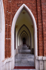 Entrance to church - Mirror effect