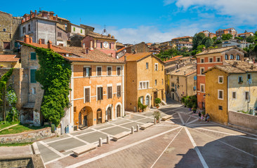 Scenic sight in Capena, picturesque village in the Province of Rome, Lazio, Italy.