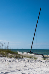 Sailboat on Florida Coast