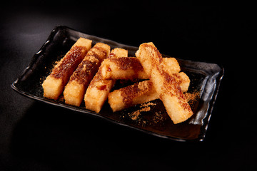 Chinese local cuisine, fried rice cake