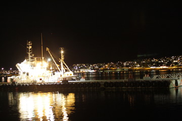 Fototapeta na wymiar Norway, tromso, ship in port