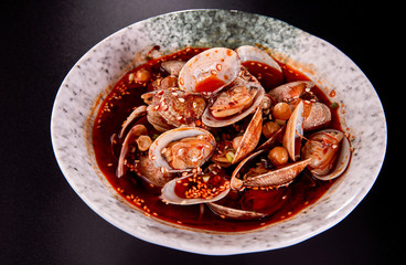 Chinese Sichuan gourmet spicy shell