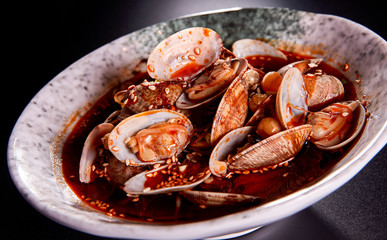 Chinese Sichuan gourmet spicy shell