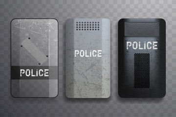 Police shield set