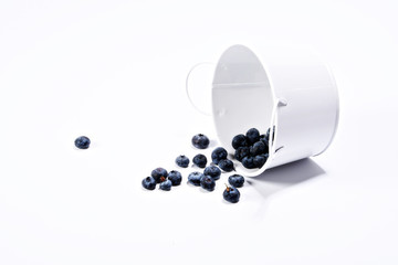 Blueberries spills