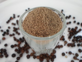 Black Pepper Background