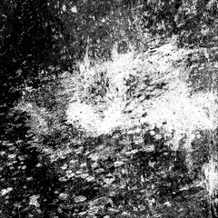 Grunge background black and white. Dark abstract monochrome texture